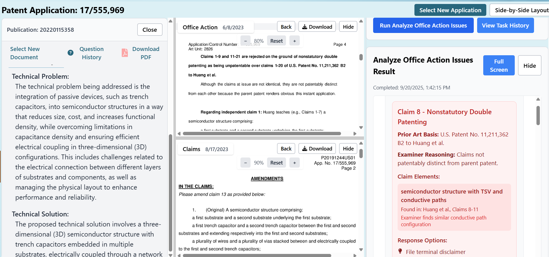 Examination Viewer Interface